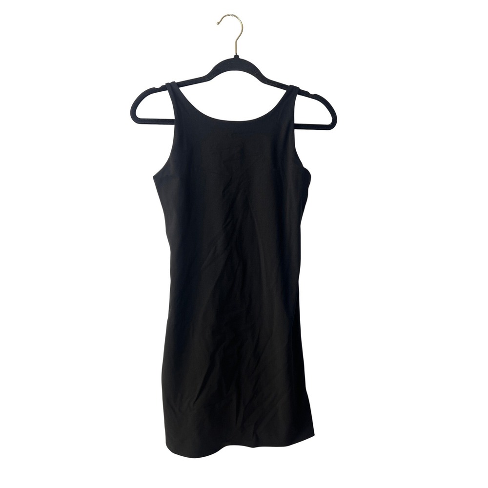 Spanx Gorpcore Black Athleisure Exercise Dress Sporty Spice XS Built-in Shorts